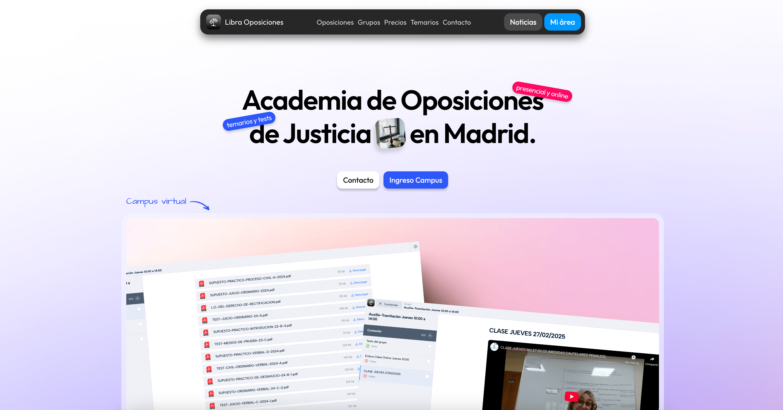 Libra Oposiciones, academias de oposiciones en Madrid